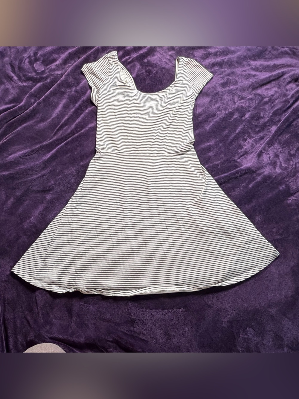 2010s American Eagle Tumblr Era Open Back Skater Dress Size L